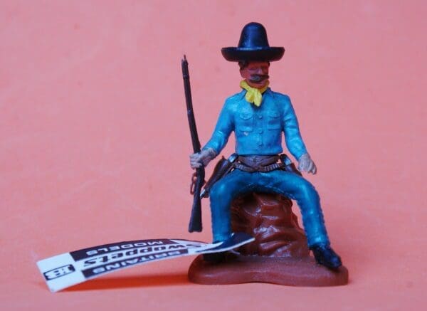 SOLD Swoppet 2nd Series Cowboy on Guard with Shop Tag