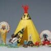 NEW! Speedwell Camp-fire Indians #7 (YELLOW Tee-Pee)