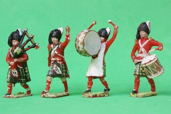 SOLD Hilco Highland Bandsmen - Group of 4 Poses