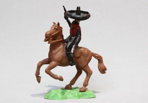 Crescent Mounted Mexican with Pistol & Cash Bag