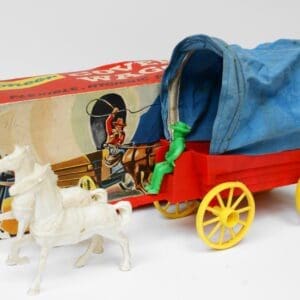 SOLD Poplar Plastic Pioneer Covered Wagon