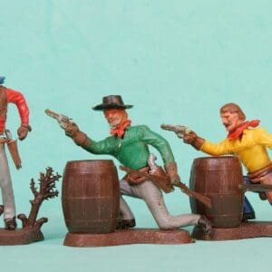 SOLD Swoppet 2nd Series Cowboys - 3 Figures