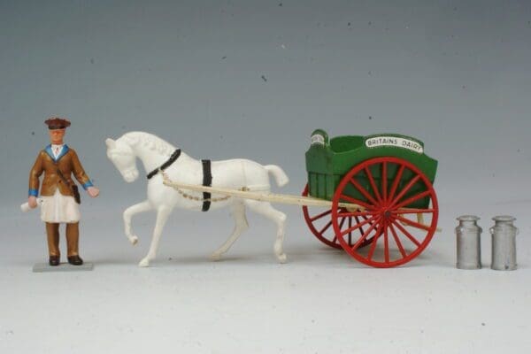 SOLD Britains Milk Float (Green) with Plastic Milkman