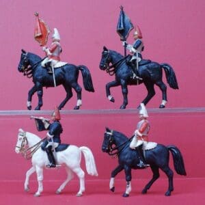 SOLD Herald Life & Horse Guards - Early WHITE Plastic!