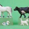NEW! Speedwell Farmyard Models Rare Cat, Cow, etc - Image 4