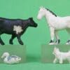 NEW! Speedwell Farmyard Models Rare Cat, Cow, etc - Image 3