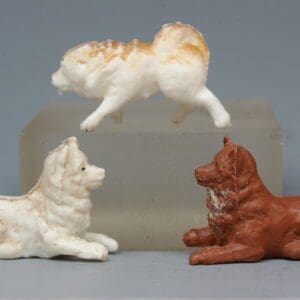 SOLD Gem/Festival Husky Dogs - BROWN Plastic Variant!