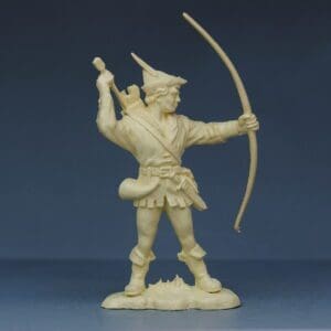 SOLD Herald Robin Hood Figure - UNPAINTED Cream Plastic!