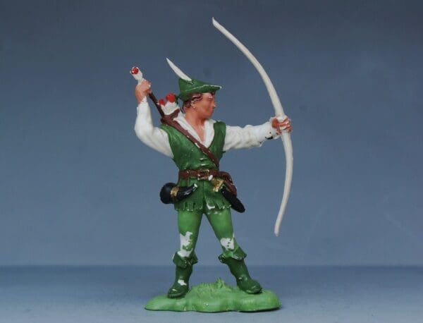 SOLD Herald Robin Hood Figure - Rare WHITE Plastic