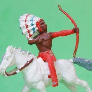 Crescent Mounted Indian Firing Bow