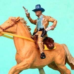 SOLD Deetail Mounted Cowboy Sheriff - VGC