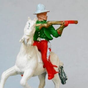 Crescent Wild West Mounted Cowboy Firing Rifle