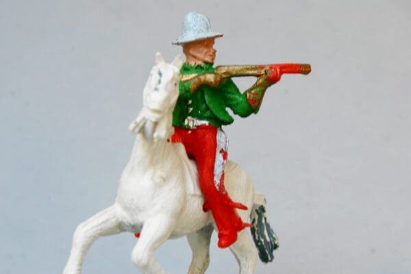 Crescent Wild West Mounted Cowboy Firing Rifle