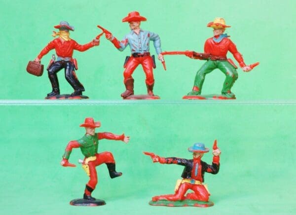 Crescent Wild West 60mm Cowboys - Part-Set