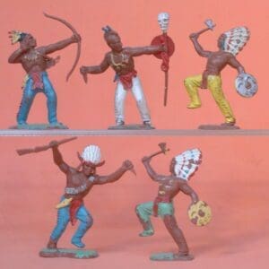 Crescent 60mm Indians - Group of 5 Figures