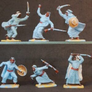Crescent 54mm Arabs - FULL Set of 6 (Blue)