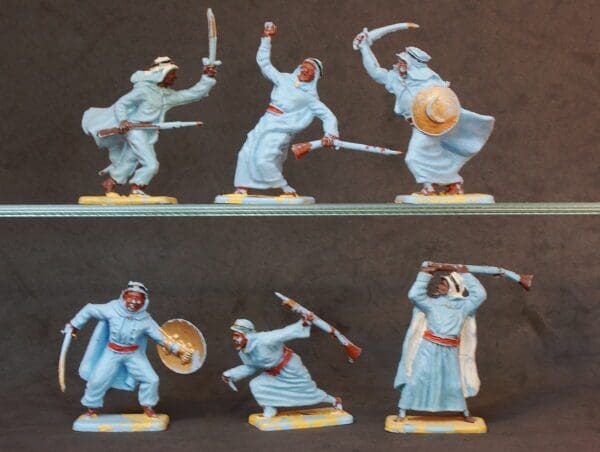 Crescent 54mm Arabs - FULL Set of 6 (Blue)