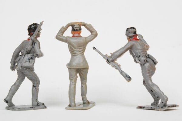 NEW! Cherilea 60mm Wehrmacht Soldiers - GREY Plastic - Image 3