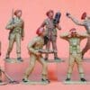 NEW! Cherilea 60mm Set of British Paratroopers - SAND Plastic