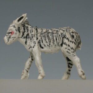 SOLD B&S Donkey Foal Painted as a Zebra!