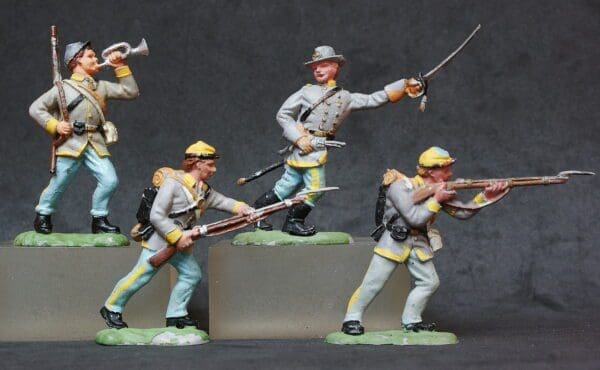 Herald ACW Confederate Infantry Loose Set (Letchworth)