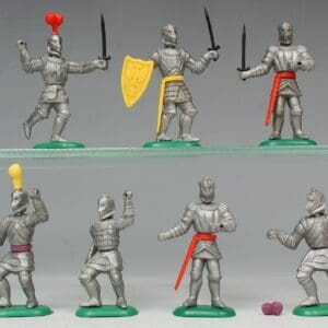 SOLD Crescent Medieval Knights 'Movables' - 7 Figures