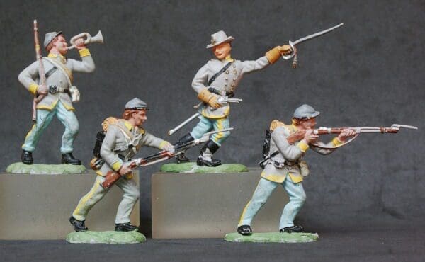 Herald ACW Confederate Infantry Loose Set (Letchworth)