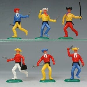 SOLD Crescent Cowboys 'Movables' - Set of 6