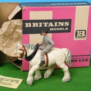 SOLD Britains Draught Horse & Rider, Boxed