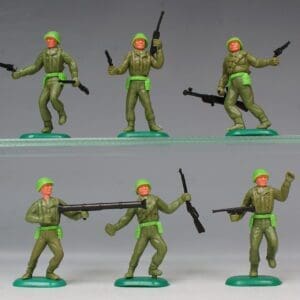 SOLD Crescent Commandos 'Movables' - Set of 6