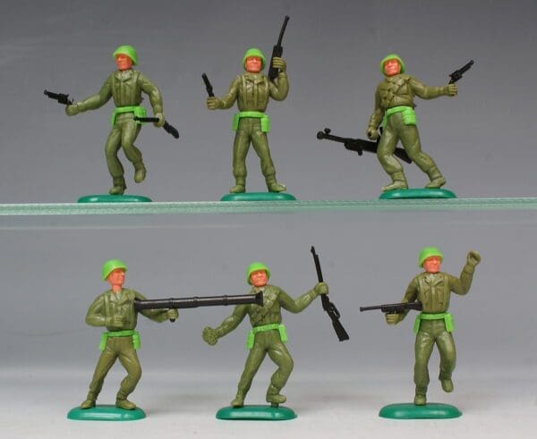 SOLD Crescent Commandos 'Movables' - Set of 6