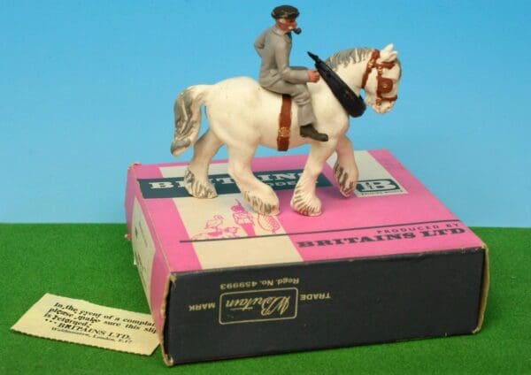 SOLD Britains Draught Horse & Rider, Boxed - Image 3