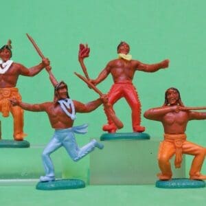 SOLD Charbens Swoppet-type Indians with Early Bases #1