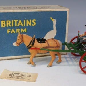 SOLD Britains Horse Rake with TAN Plastic Horse