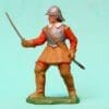 SOLD ECW Roundhead Trooper - DULL Silver Plastic