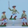 SOLD Charbens Swoppet-type Confederates with Officer