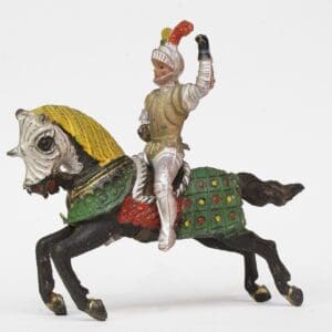SOLD Reamsa Mounted Medieval Knight with Lance