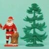NEW! Crescent 54mm Santa Claus for Christmas Sleigh Set