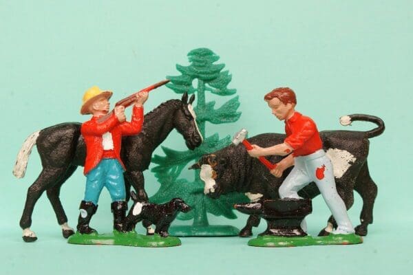 SOLD Crescent 60mm Farm Workers - Near MINT!
