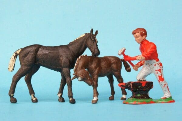 SOLD Crescent Farm Series - Blacksmith, Horse & Foal