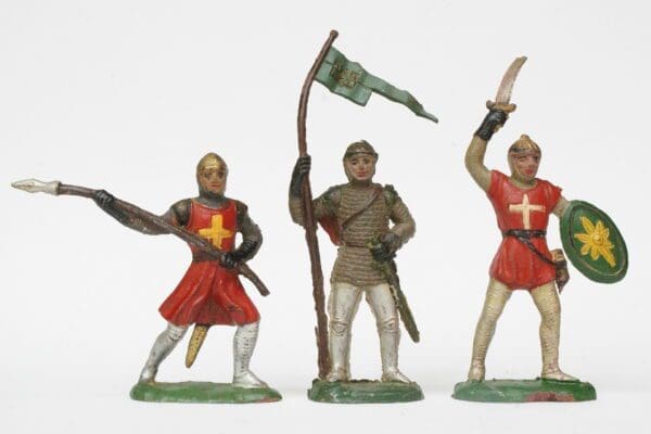 SOLD Reamsa 60mm Crusader Knights on Foot #2