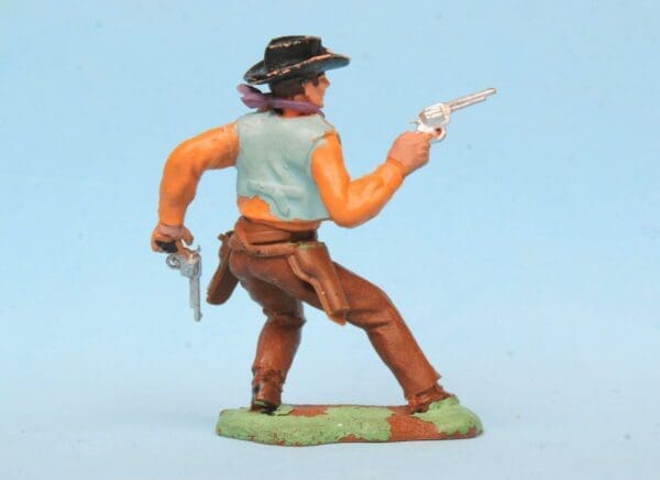 SOLD Herald Swoppet Two-Gun Cowboy - Early 1958 Issue - Image 3