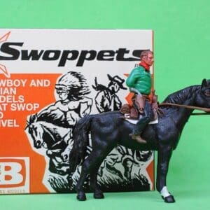SOLD Swoppet 2nd Series Mounted Cowboy Prisoner