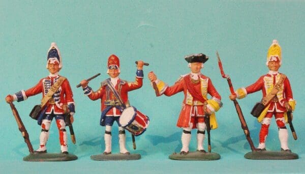 SOLD Cavendish British Regiments 1751 (4-Figure Set)