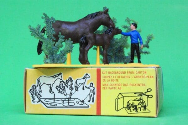 SOLD Britains Mini-Set Boy & Horses - Mint Boxed!