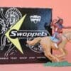 SOLD Herald Swoppet Indian Brave with Bow, Mounted