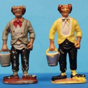SOLD Charbens Circus Clowns - Unusual GREY Variant!