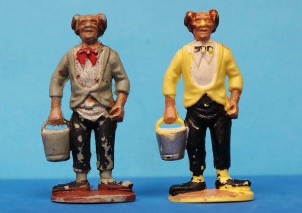 SOLD Charbens Circus Clowns - Unusual GREY Variant!