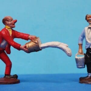 SOLD Charbens Circus Clowns Throwing Water - Great Condition