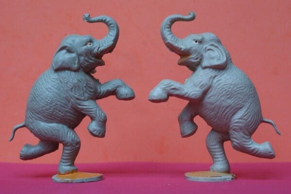 Charbens Circus Performing Elephants (Light Grey-green)
